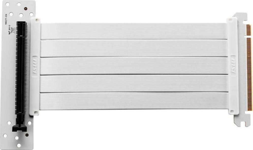 MSI Riser Kabel PCIe 4.0 X16 180mm white retail
