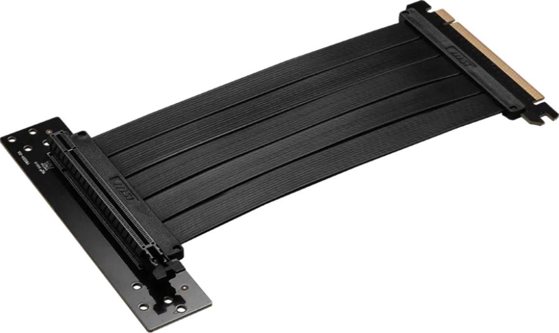 MSI Riser Kabel PCIe 4.0 X16 180mm black retail