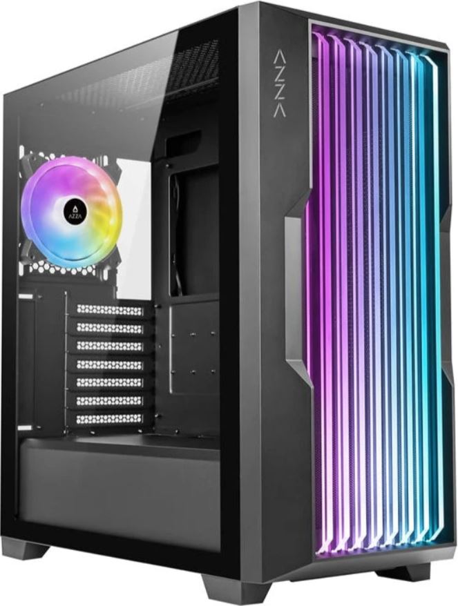 AZZA Guardian 520BG GAMING Miditower Black RGB Glassgitter retail