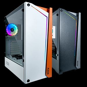 AZZA Apollo 430W-DF2 GAMING Steelfront white 1xDigital RGB retail