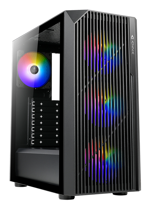 AZZA Source Miditower Gaming Black CSAZ-203A02 retail