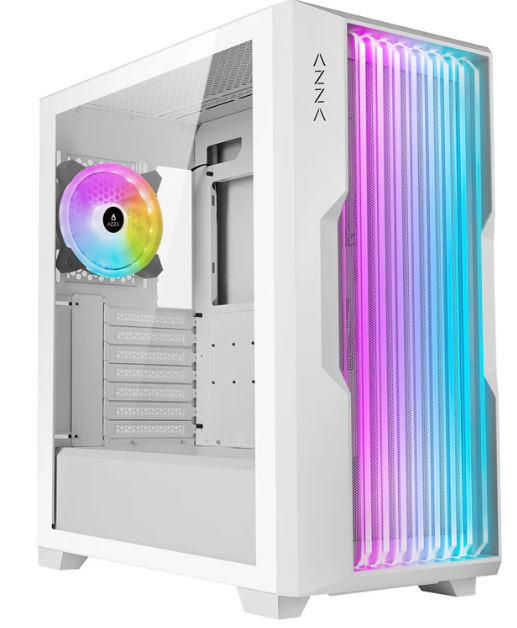 AZZA Guardian 520WG GAMING Miditower white RGB Glassgitter retail