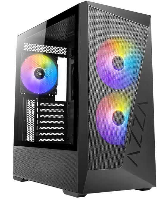AZZA Reaver 225K-01 Miditower black 3xARGB Lüfter retail