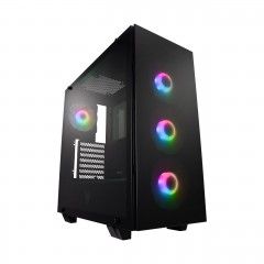 FSP Gehäuse ATX Midi Tower CMT512 ohne NT 4xRGB FAN retail