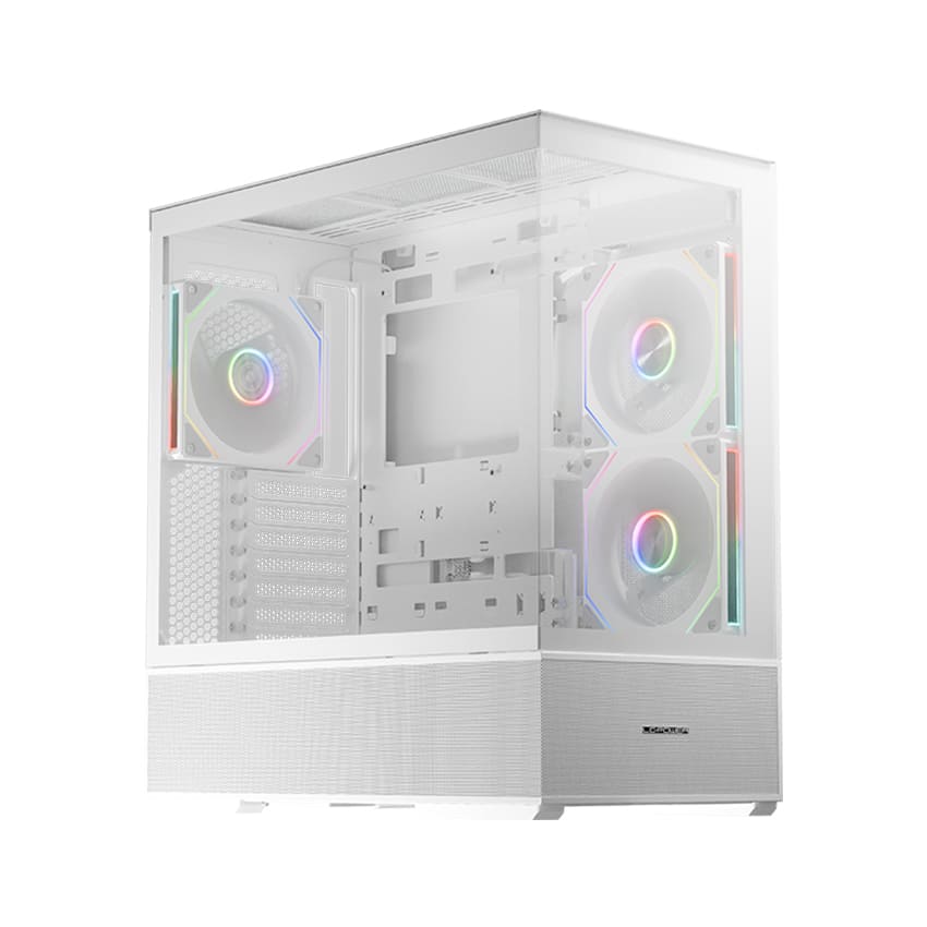 LC-Power Gehäuse Gaming LC-812W-ON Quartz Vision White retail