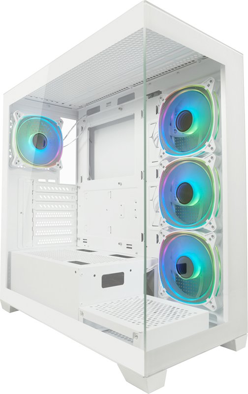 LC-Power Gehäuse Gaming LC-715W-ON Seamless_Pale_X White