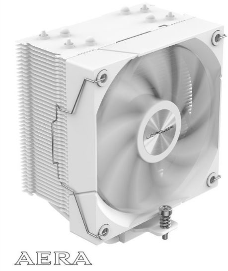 LC-Power AERA Serie LC-CC-120-W4 white 120mm CPU Lüfter retail