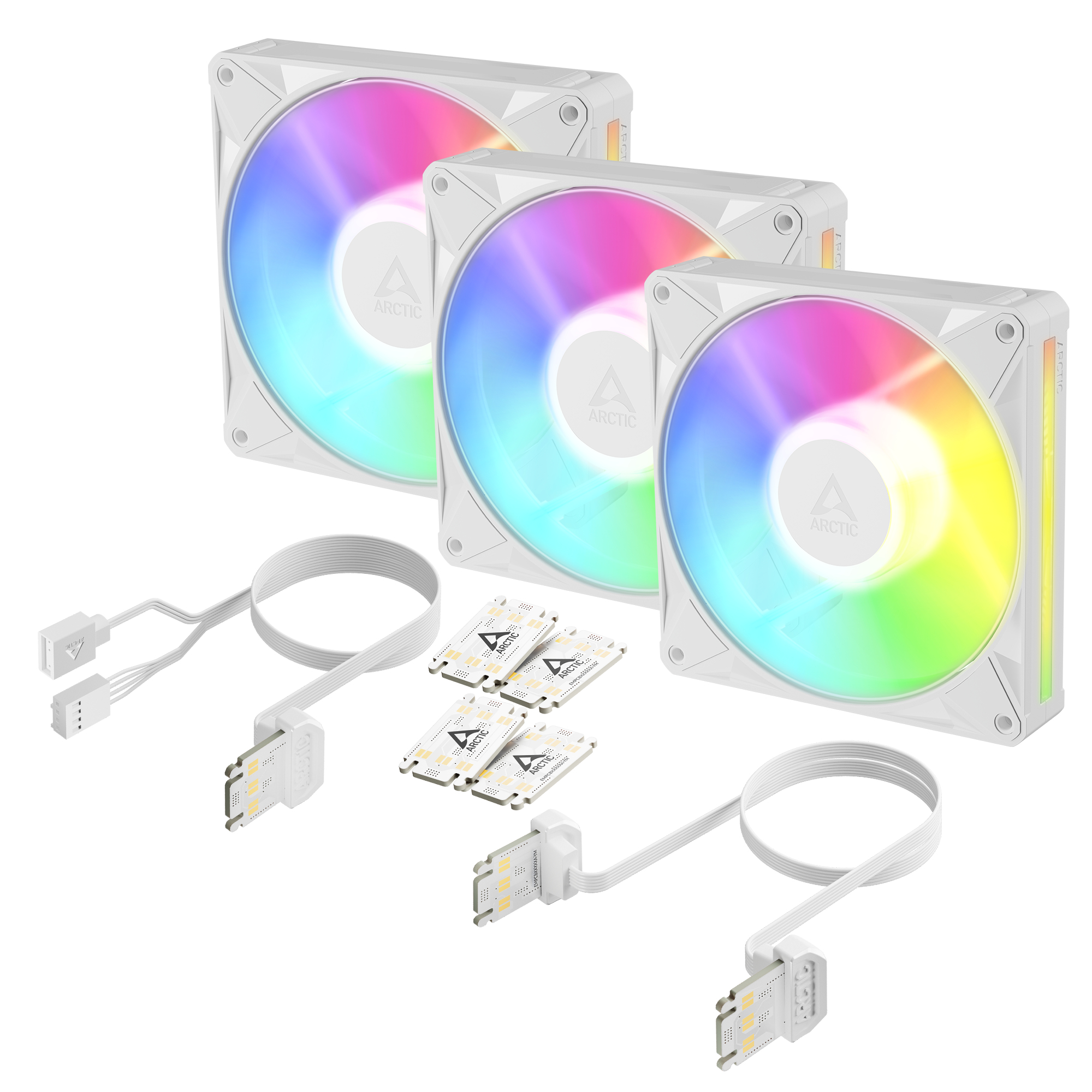 Arctic P14 BioniX Gehäuselüfter ARGB Daisy Chain White 3Pack retail