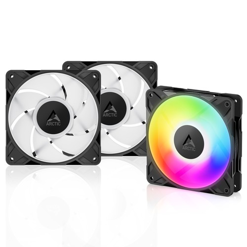 Arctic P12 Pro Gehäuselüfter PWM PST A-RGB 120mm Black 3 P retail