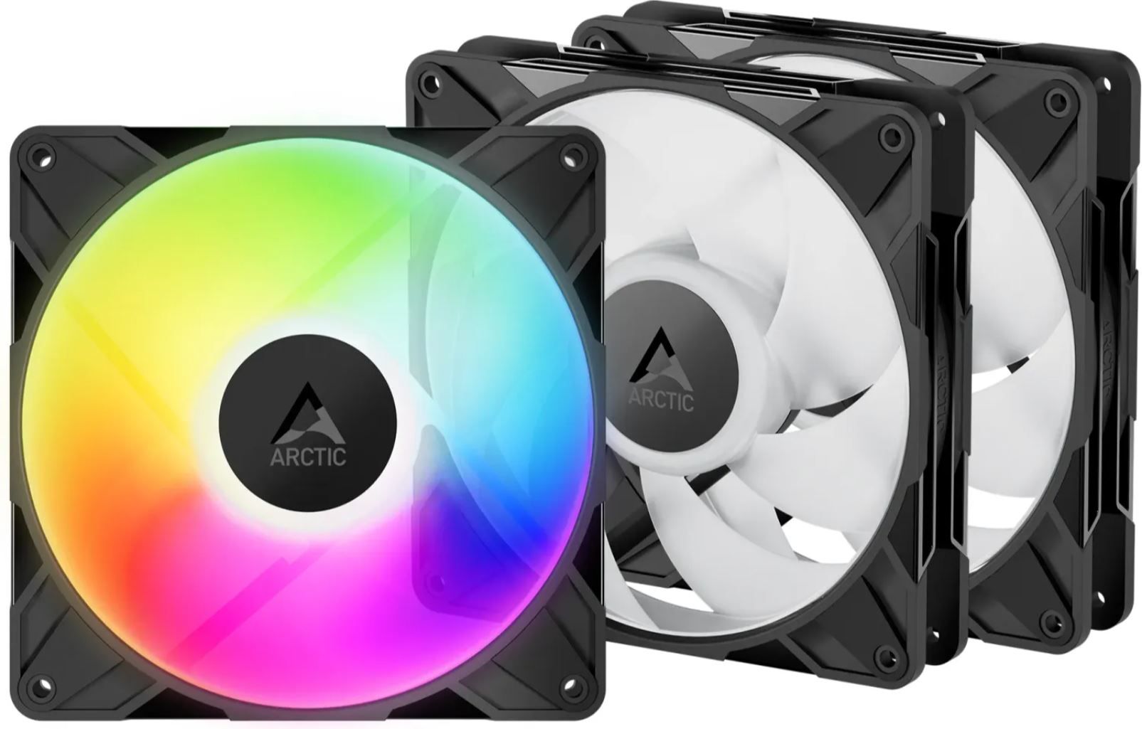 Arctic P14 Pro Gehäuselüfter A-RGB Black 3 Pack retail
