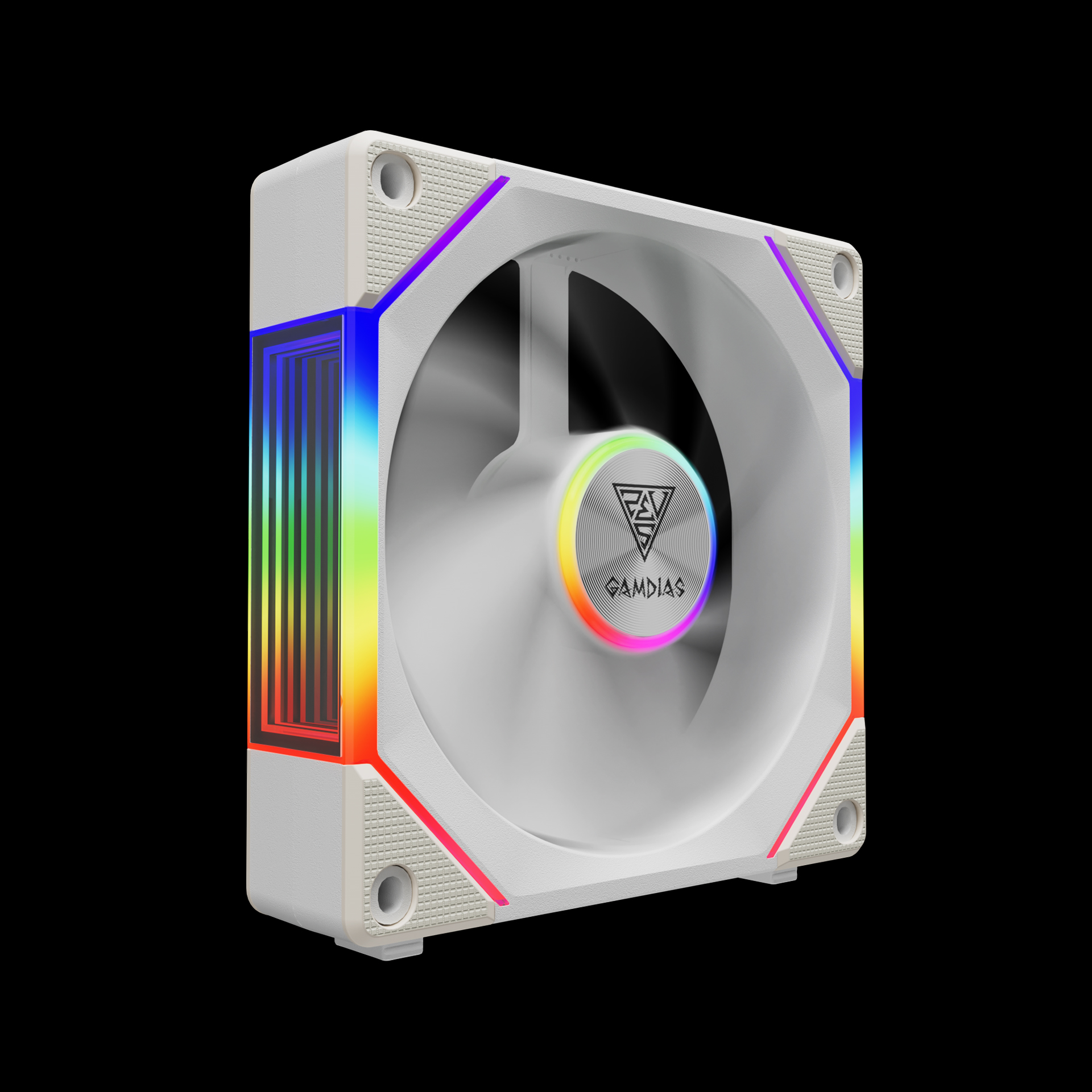 Gamdias Lüfter ARGB PWM AEOLUS P2-1201 WH retail