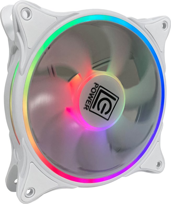 LC-Power LC-CF-120-ARGB-W White Gehäuselüfter 120mm 12x12C retail