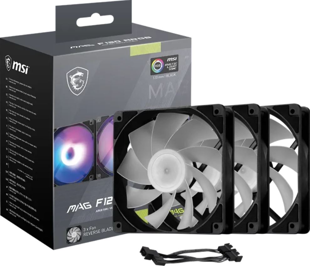 MSI MAG F120 ARGB-3RB Gehäuselüfter Triple Pack