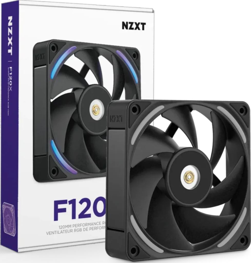 NZXT F120X RGB Lüfter Single Black 120mm RF-U12PN-B1 retail