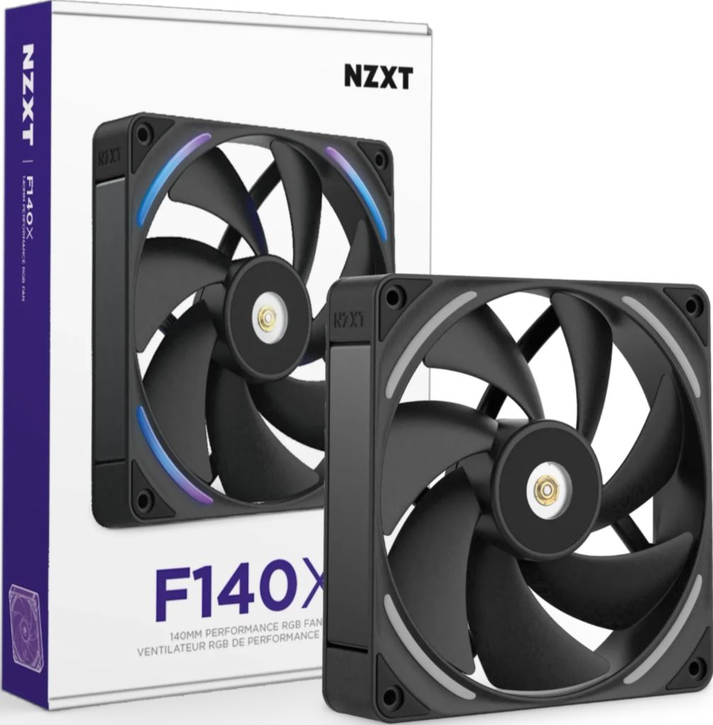 NZXT F140X RGB Lüfter Single Black 140mm RF-U14PN-B1 retail