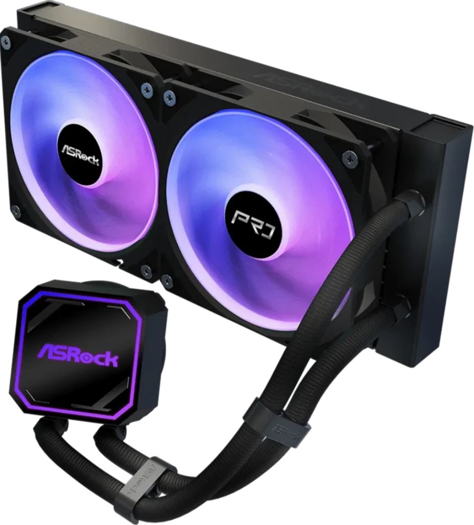 ASROCK Pro 240 ARGB Wasserkühlung Black retail