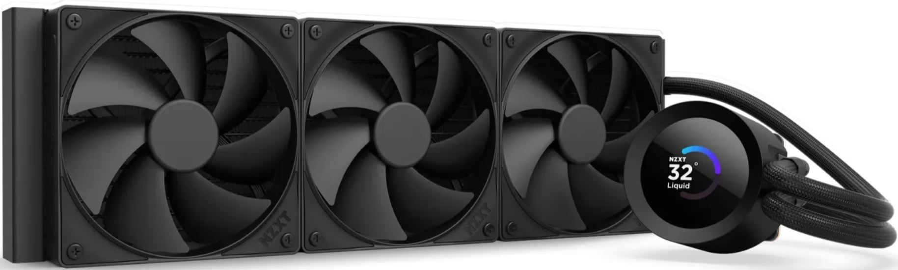 NZXT KRAKEN Plus V2 360 Display WaKü Black RL-KN360-B2 retail