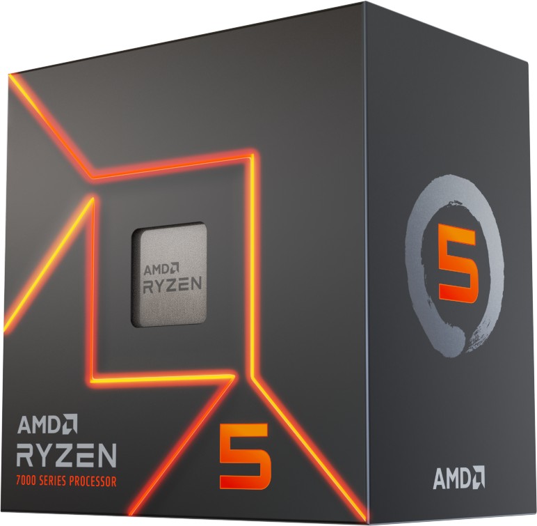 AMD Ryzen 5 7600 Box AM5 3,8GHz 6-Kerne AMD Grafik integrier retail