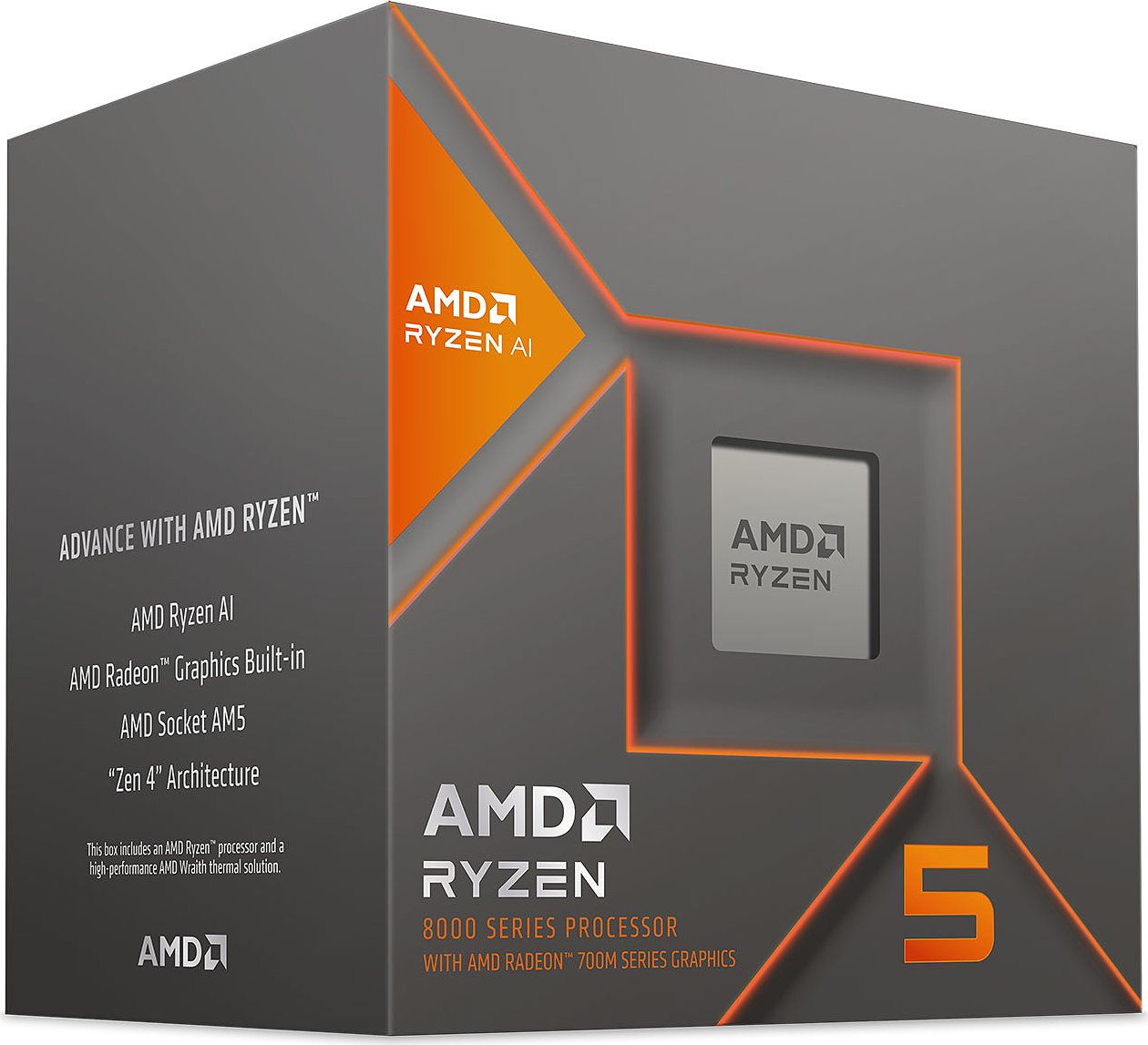 AMD Ryzen 5 8600G Box AM5 4.3GHz 6-Kerne 65W 22MB Cache retail