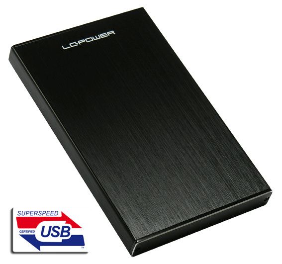 LC-Power 2,5"(6,3cm) LC-25U3-Becrux-C1 USB3.1(2xType C) retail