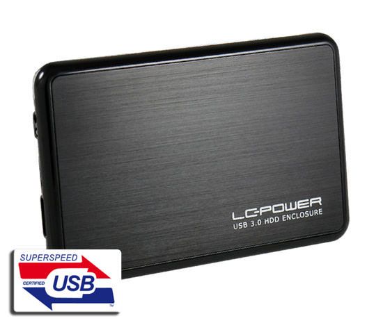 LC-Power 2,5"(6,3cm) LC-25BUB3 USB3.0 Ultra Slim black retail