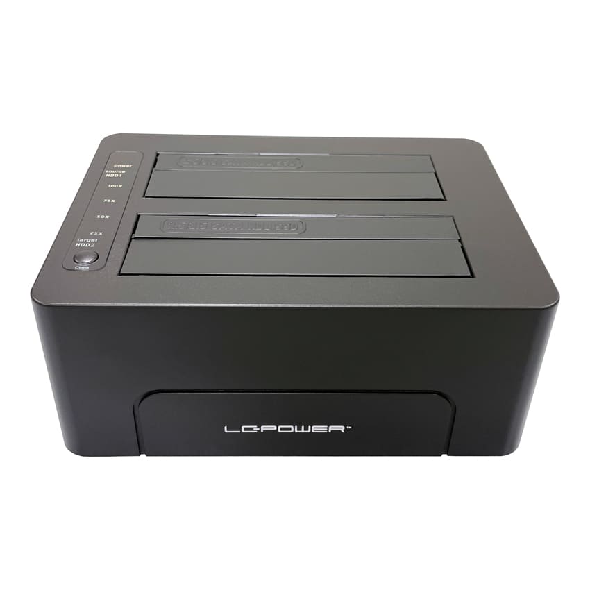 LC-Power LC-DOCK-C-V2 USB3.1 Dual Bay Docking für 2,5" & 3,5 retail