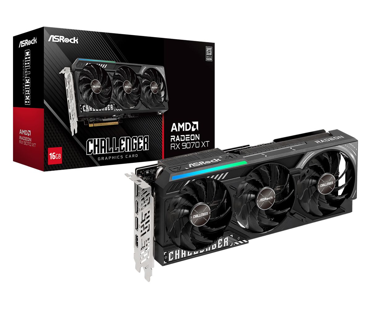 ASROCK RX 9070XT Challenger 16GB 90GA61ZZ-00UANF retail
