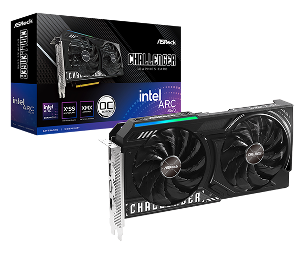 ASROCK Intel ARC B570 Challenger 10GB Intel VGA Card retail