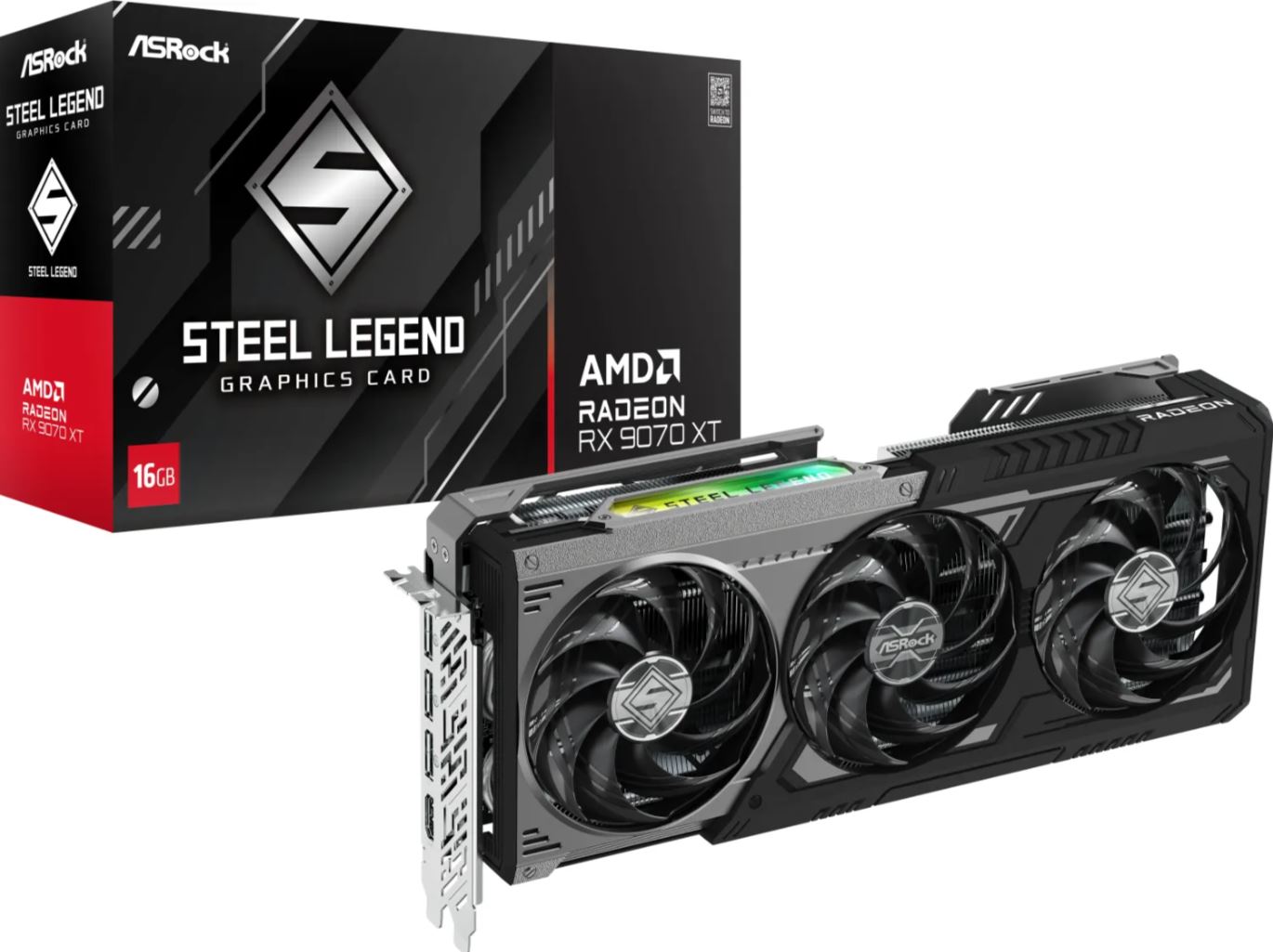 ASROCK RX 9070XT Steel Legend Dark 16GO 90-GA5VZZ-00UANF retail