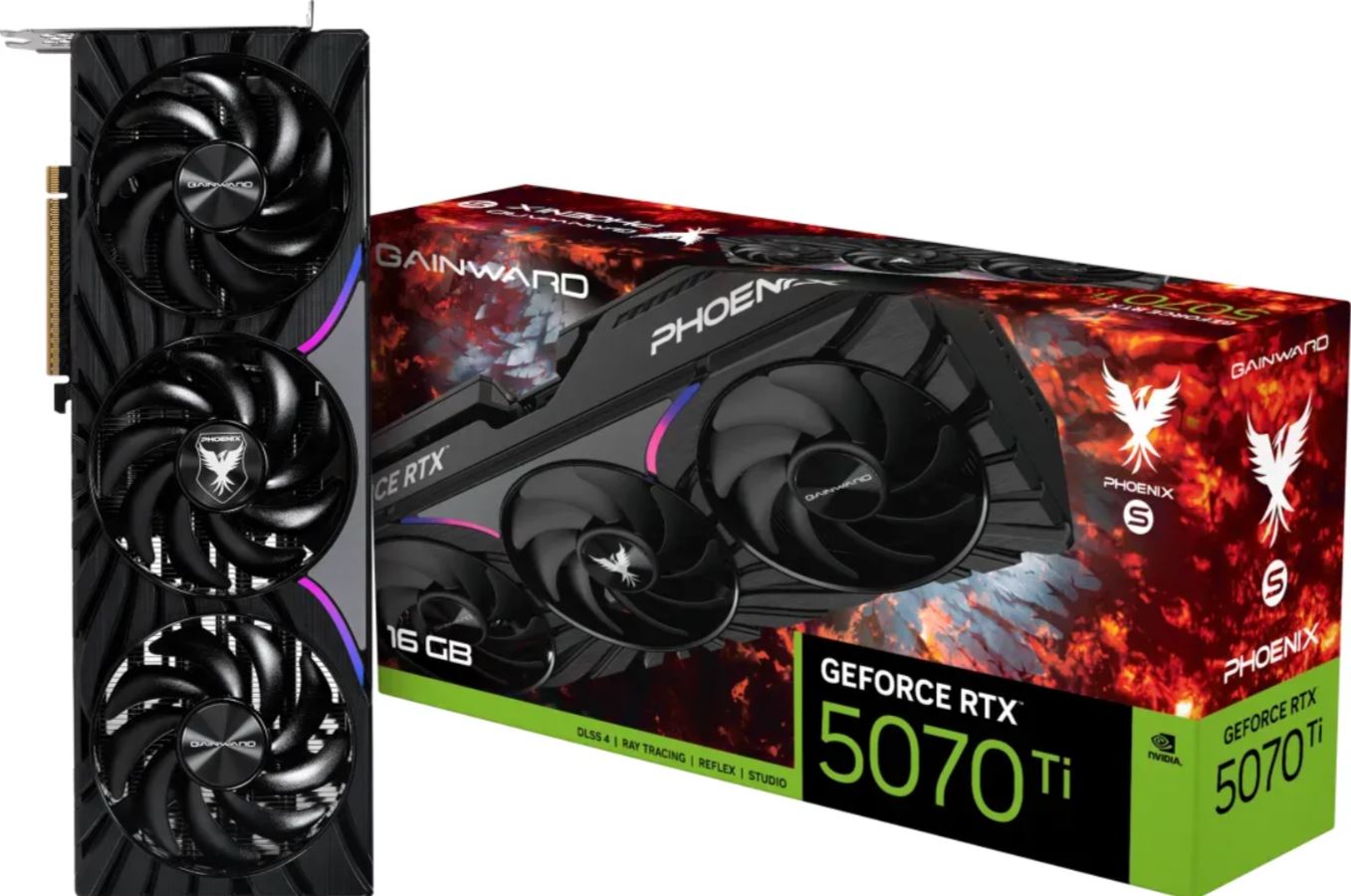Gainward RTX5070Ti Phoenix-S 16GB GDDR7 NE7507T019T2-GB2031K retail