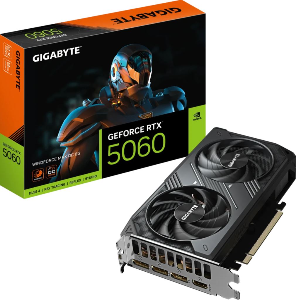 Gigabyte RTX5060 Windforce MAX OC 8GB GDDR7 retail