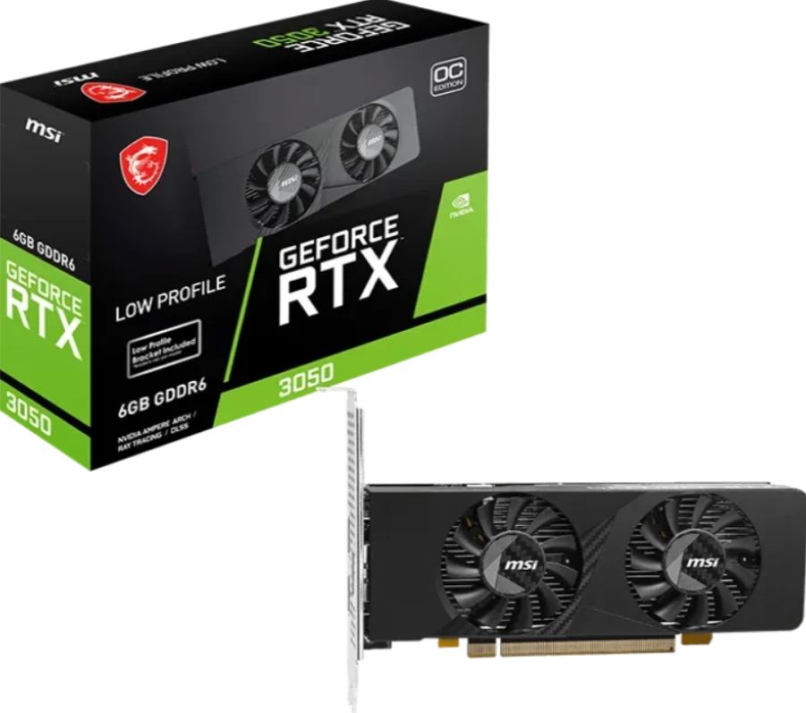 MSI RTX3050 LP E 6G OC DDR6 V812-054R