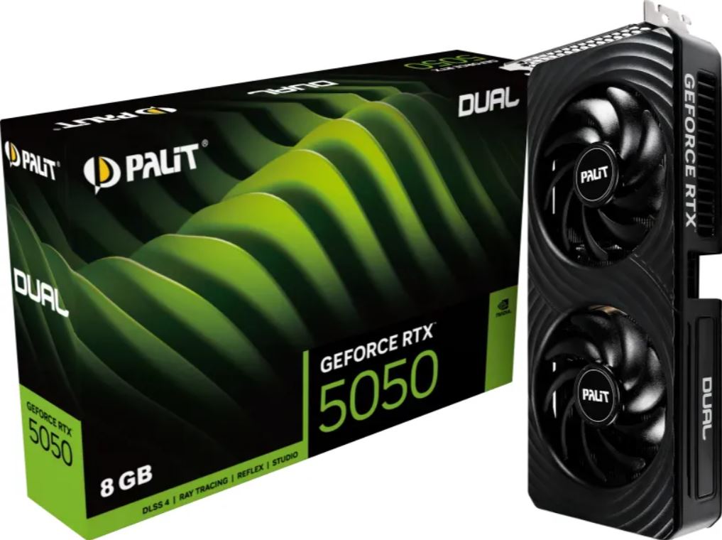 Palit RTX5050 Dual 8GB GDDR6 NE65050019P1-GB2070D retail