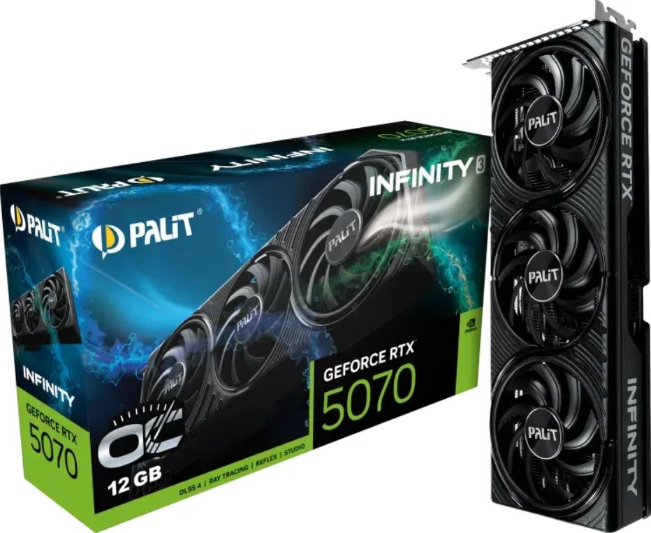 Palit RTX5070 Infinity 3 OC 12GB GDDR7 retail