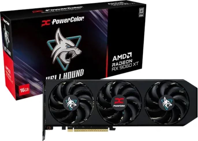 Powercolor RX 9060XT Hellhound 16GB OC retail