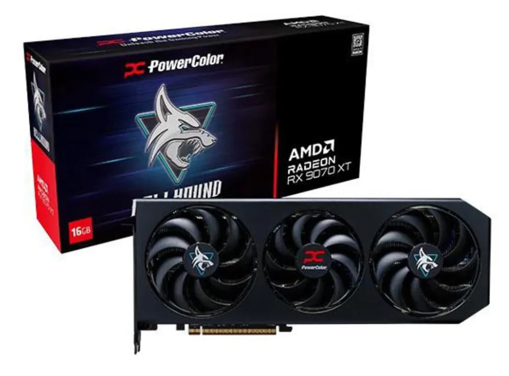 Powercolor RX 9070XT Hellhound OC 16GB RX9070XT 16G-L/OC retail