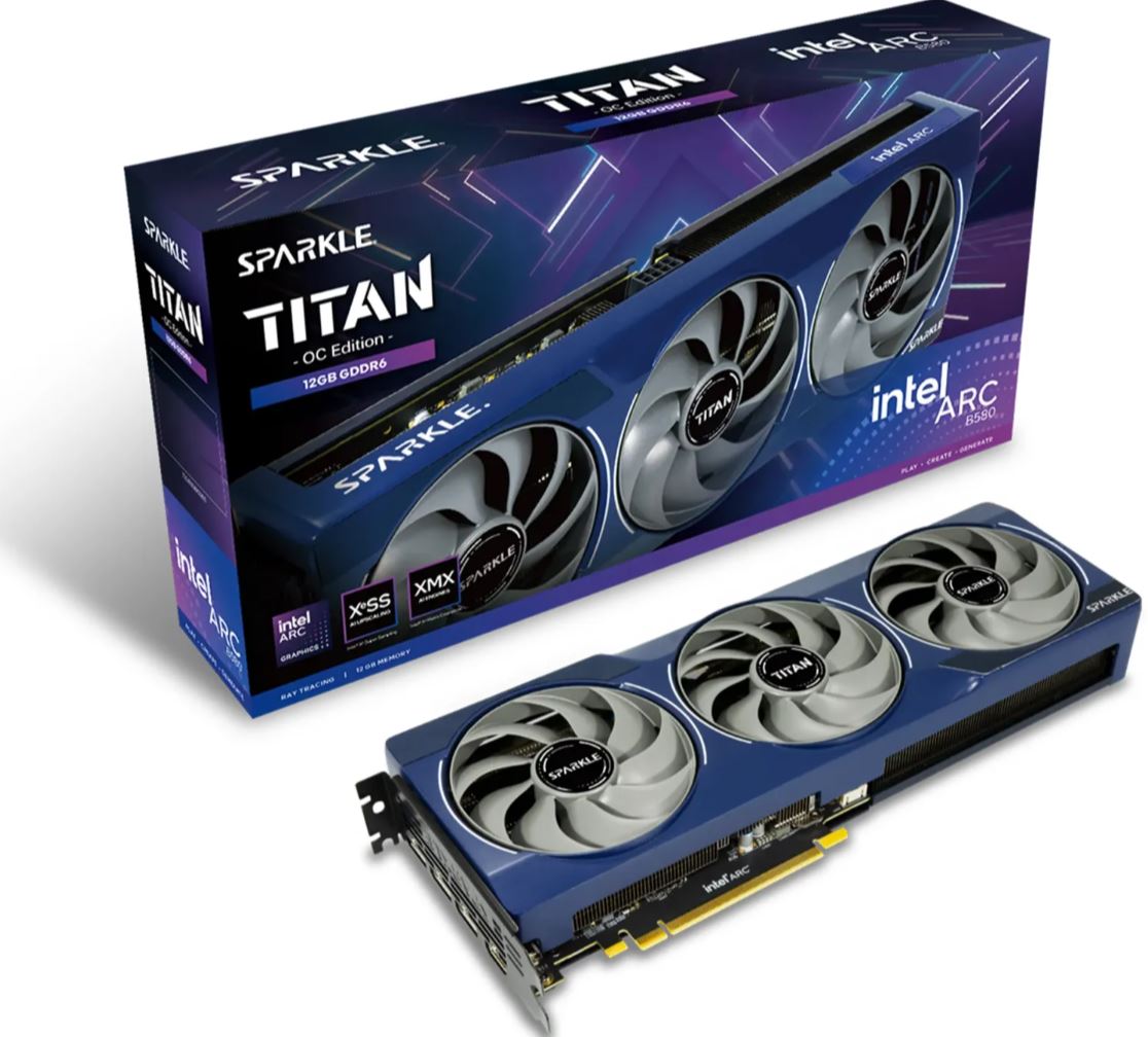 Sparkle Intel ARC B580 TITAN OC 12GB GDDR6 SB580T-12GOC retail