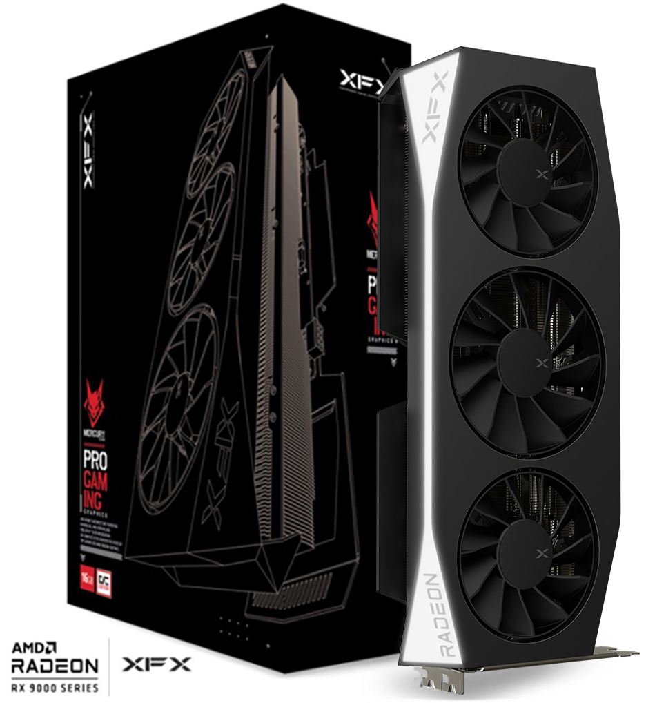 XFX RX 9060XT Mercury Gaming OC Black 16GB GDDR6 retail