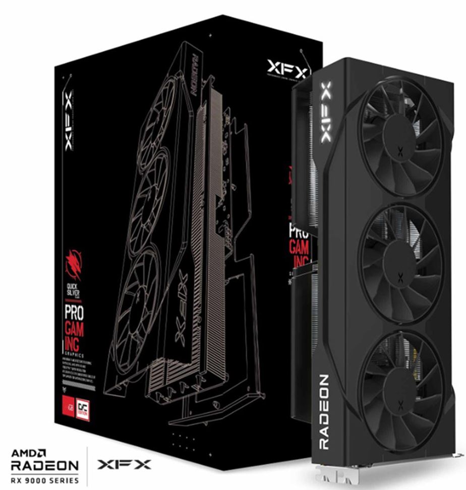 XFX RX 9060XT Swift Triple Fan OC Black 16GB GDDR6 retail