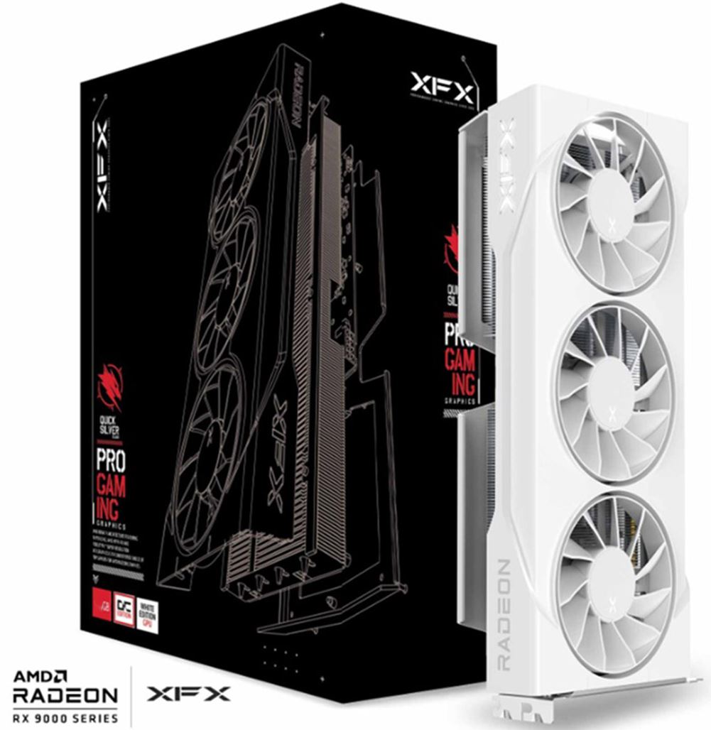 XFX RX 9060XT Swift Triple Fan OC White 16GB GDDR6 retail