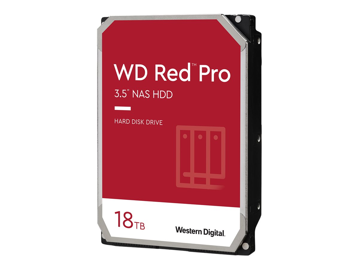 HDD 3,5" 18TB WD RED PRO NAS 7200rpm 512MB WD181KFGX retail