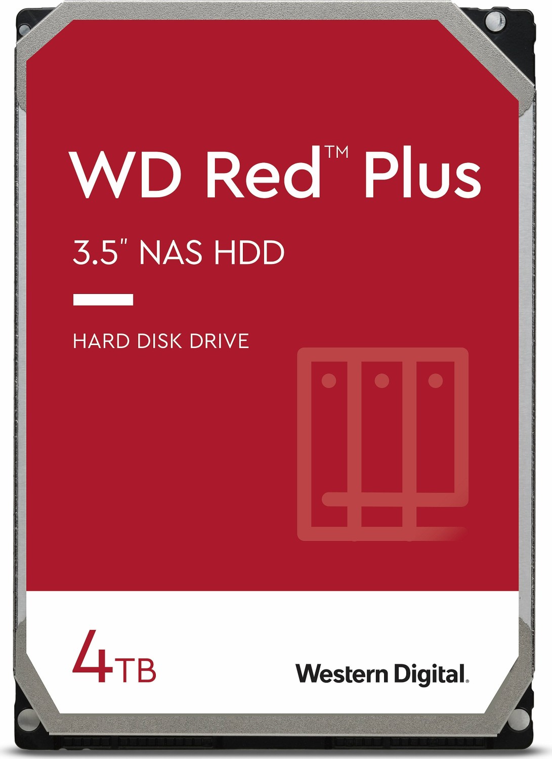 HDD 3,5" 4TB WD RED PLUS NAS 5400rpm 256MB WD40EFPX retail