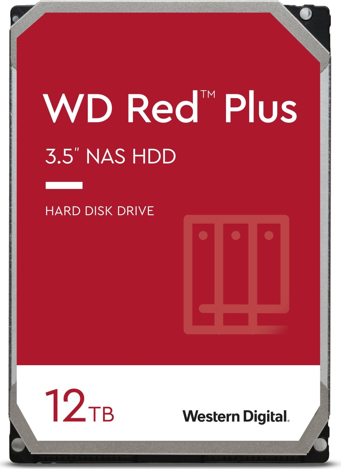 HDD 3,5" 12TB WD RED PLUS NAS 7200rpm 512MB WD120EFGX retail