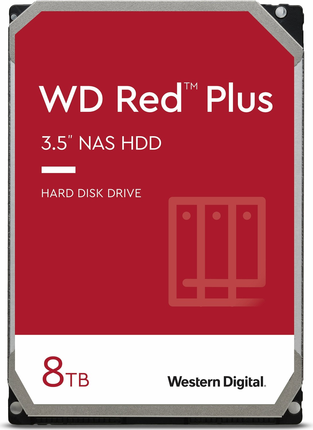 HDD 3,5" 8TB WD RED PLUS NAS 5640rpm 256MB WD80EFPX retail