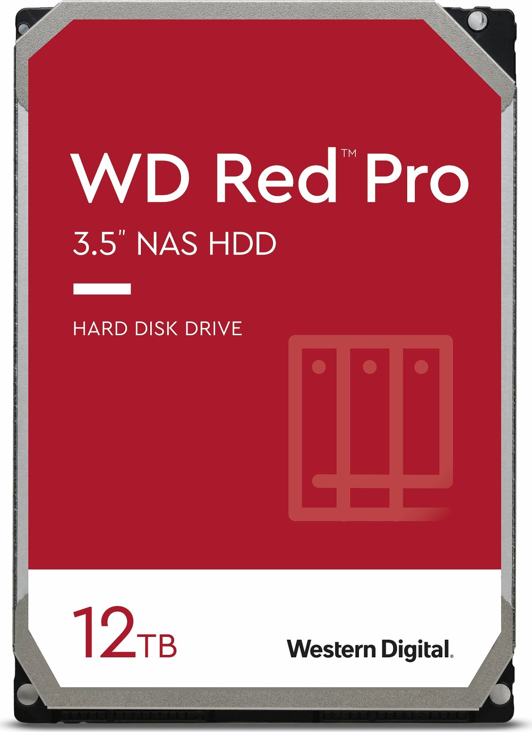 HDD 3,5" 12TB WD RED PRO NAS 7200rpm 512MB WD122KFBX retail