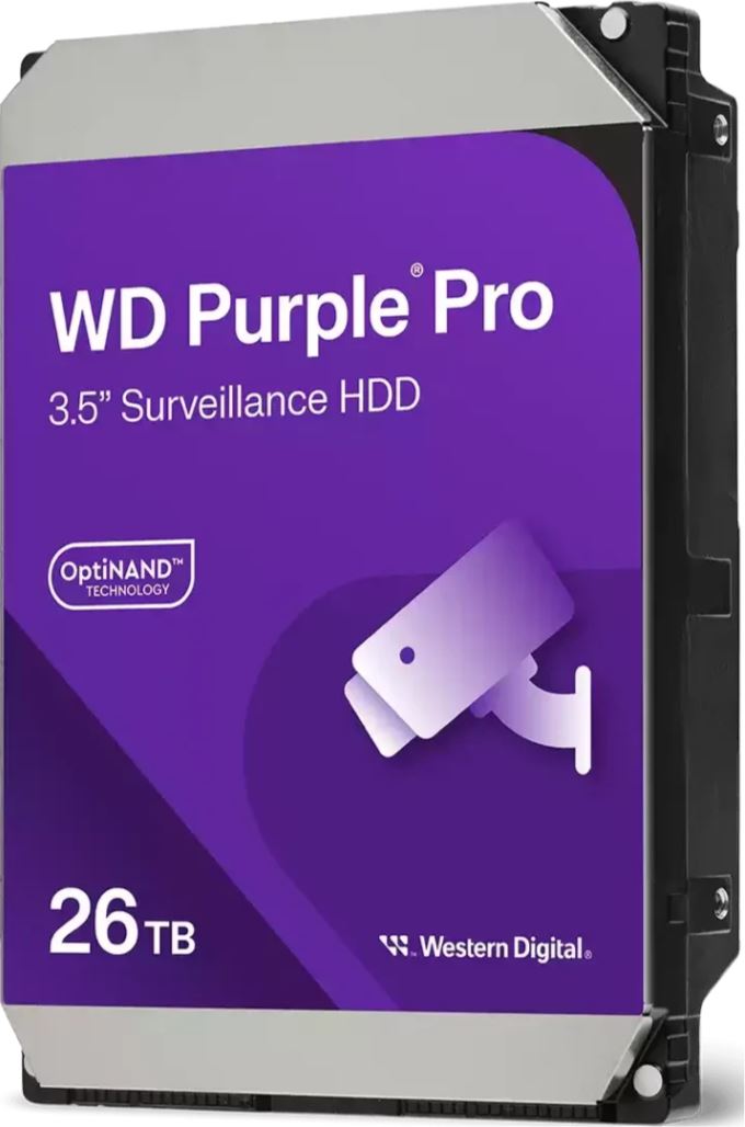 HDD 3,5" 26TB WD PURPLE PRO 7200rpm 512MB WD260PURP retail