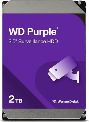 HDD 3,5" 2TB WD PURPLE 5400rpm 64MB WD23PURZ