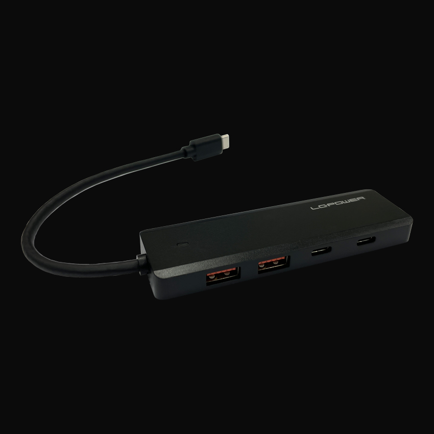 LC-Power LC-HUB-U3-4-C 2xUSBA 1XUSB-C Black retail