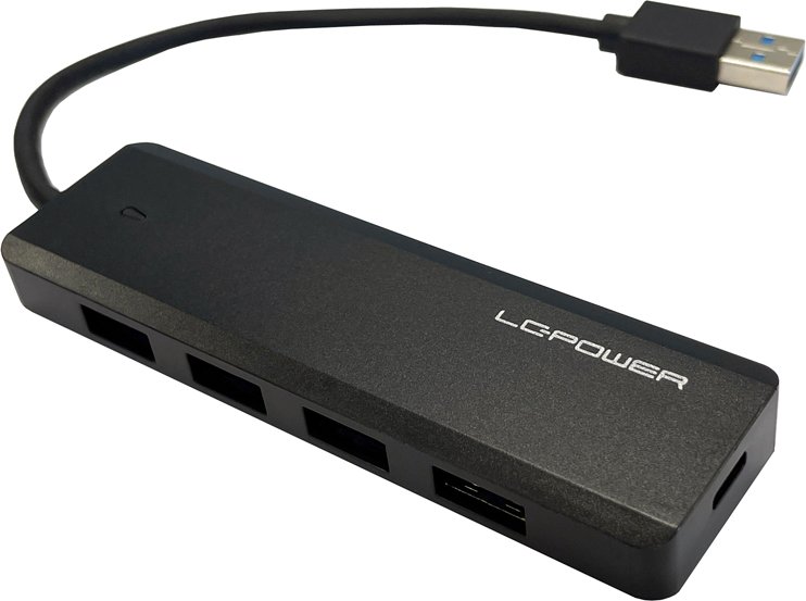 LC-Power LC-HUB-U3-4-V2 4xUSBA 1XUSB-C Black retail