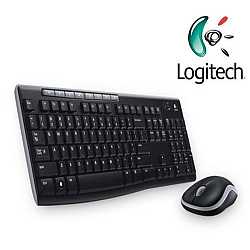 Logitech Cordless Desktop MK270 Black 920-004511